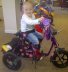 Sophie got her new purple Kitten trike for her 4th birthday!